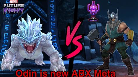 Marvel Future Fight Odin Abx Meta Odin Pve Review Youtube