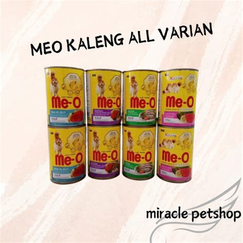 Jual Makanan Kucing Meo Kaleng 400gr All Varian PCS Kota Bekasi