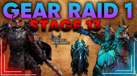 Official Gear Raid Stage Strategy Watcher Of Realms