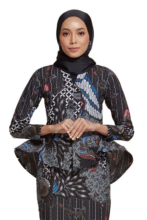 Kebaya Peplum Batik Kaisara Code Ks Habra Haute