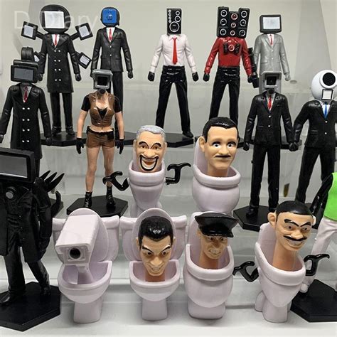 Skibidi Toilet Figure Set Juego Creativo Figuras De Acci N Mini