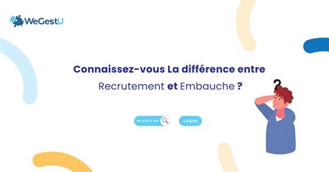 Connaissez Vous La Diff Rence Entre Recrutement Et Embauche We Gest U