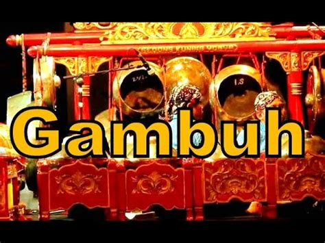 Lancaran Gambuh Javanese Gamelan Music Jawa Karawitan Bala