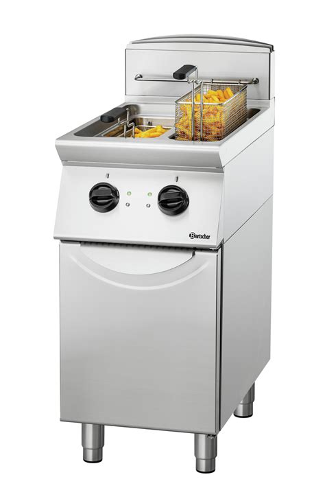 Fritteuse 700 B400 2x8L Bartscher Hersteller Gastroshop Boden De