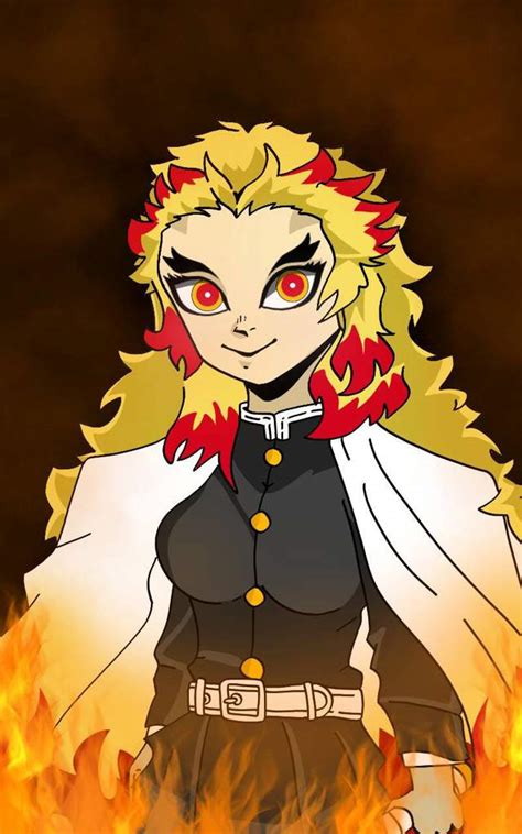 Rengoku Genderbent 💖🔥 Kimetsu No Yaiba Anime Amino