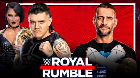 Wwe Royal Rumble 2024 Dominik Mysterio Vs Cm Punk Full Match Wwe Royal