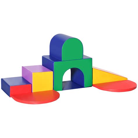 HOMCOM 7 blocs de construction en mousse XXL jeux éducatif module