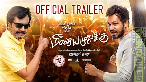 Meesaya Murukku Official Trailer Hiphop Tamizha Sundar C Avni