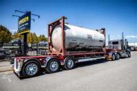 Drop Deck Skeletal Trailer With Airbag Container Lift Suit Dg Spec