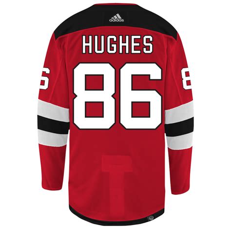 Jack Hughes New Jersey Devils Adidas Primegreen Authentic NHL Hockey J ...