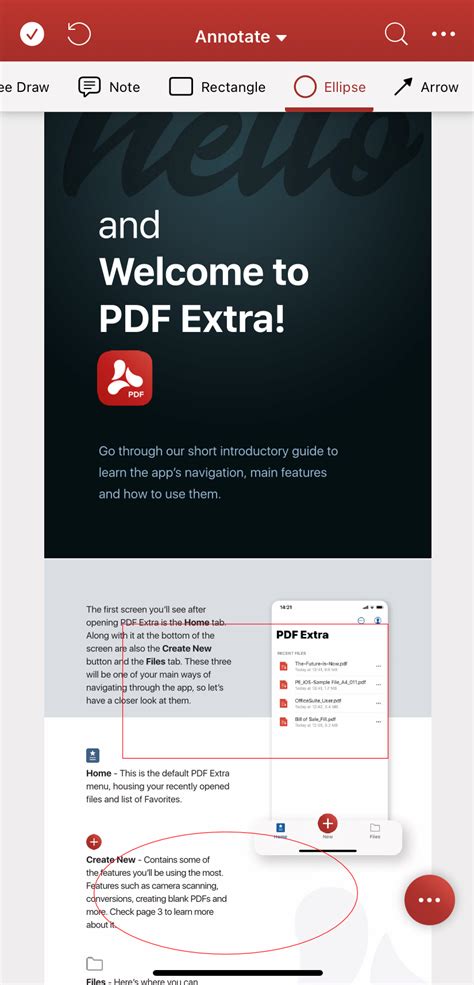 כיצד להוסיף הערות וציורים PDF ב iOS MobiSystems