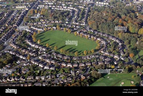 Aerial View Of An Oval Shaped Housing Estate In The Marsden Park Area