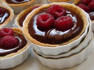 Tartelettes Au Chocolat Noir Et Aux Framboises Chocolat Caetera