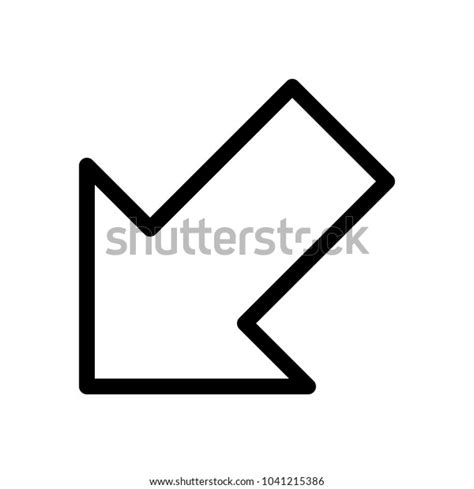 South West Arrow Stock Vector Royalty Free 1041215386 Shutterstock