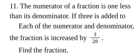 The Denominator Of A Fraction Is Less Than Twice The Numerator If