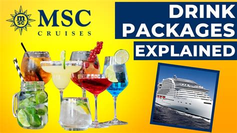 Msc Drink Packages I Regret Not Knowing This Beforehand Youtube