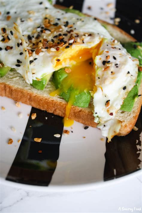 Everything But The Bagel Egg And Avocado Toast A Savory Feast