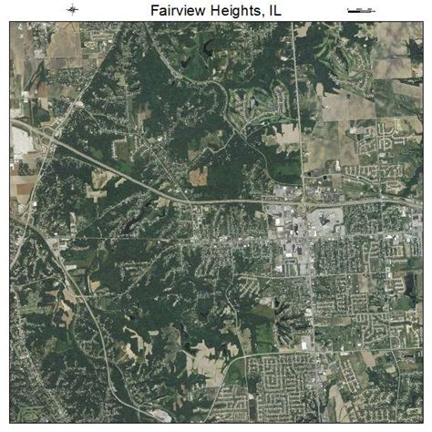 Aerial Photography Map of Fairview Heights, IL Illinois