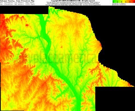 Free Dubuque County, Iowa Topo Maps & Elevations