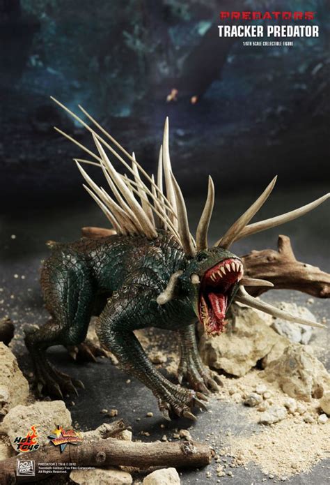 Predators Tracker Predator With Hound Figure Hot Toys Mms