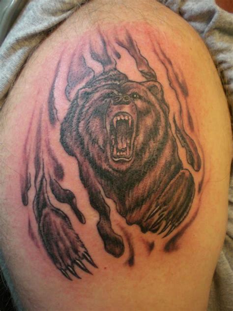 Native American Tribal Bear Tattoos