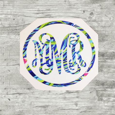 This Item Is Unavailable Etsy Monogram Decal Preppy Monogram