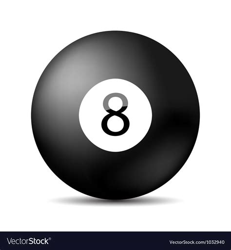 Snooker Ball Royalty Free Vector Image Vectorstock