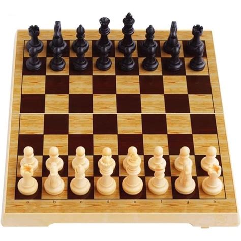 Jeu D Échecs Ensemble D Échecs En Plastique Magnétique Pliable Avec