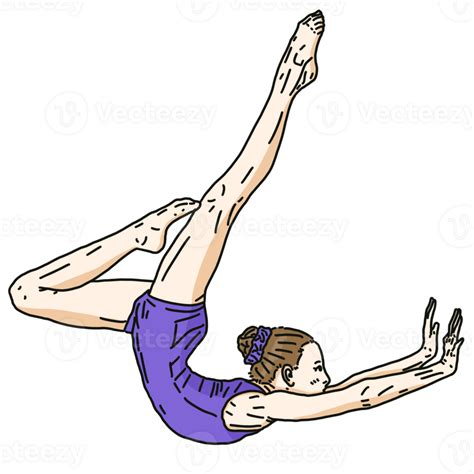 Person Doing Gymnastics 27309857 Png