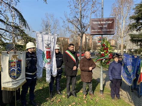 Grugliasco Ricorda Le Vittime Delle Foibe Con Il Presidente Dell