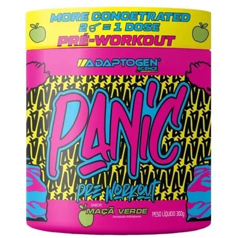 Panic Pre Workout G Adaptogen Science Araki Suplementos Atacado