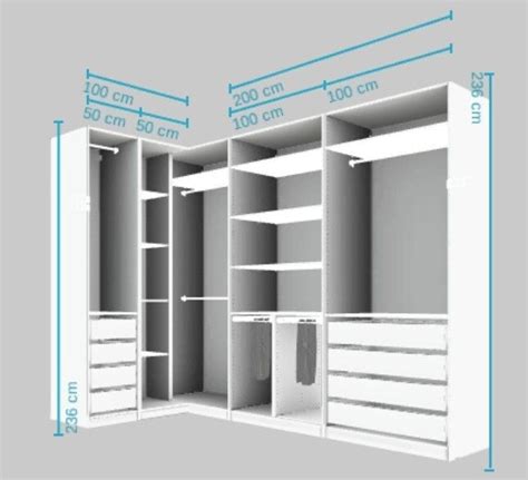 Modelos De Closet Con Medidas Geocax