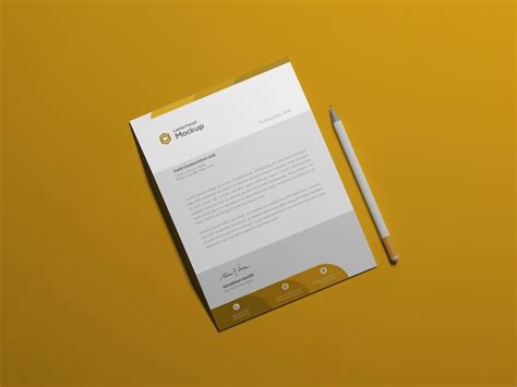 Psd Letterhead Mockup Hot Sale Telepack Co Jp