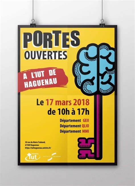 Affiche Porte Ouverte Hélène Metzler Graphiste Multimédia