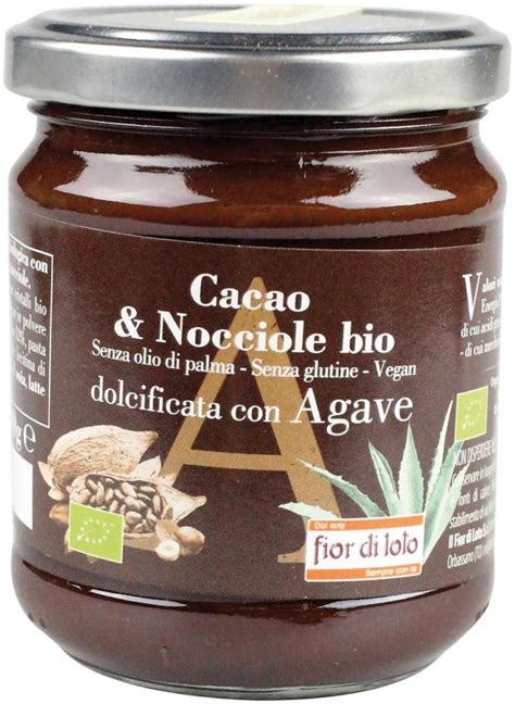 Crema Spalmabile Nocciole E Cacao Con Agave FIOR DI LOTO Agricoltura