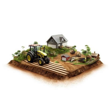 Premium Ai Image Digital Smart Farming Concept