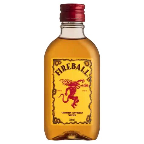 Fireball Cinnamon Whisky 200ml Bold And Spicy Flavors — Porters Lux