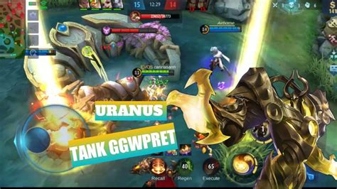 Solo Rank Hero Tank Uranus Mlbb Ggwp YouTube