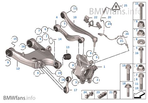 Rear Axle Support Wheel Suspension BMW 5 F10 528i N20 Europe