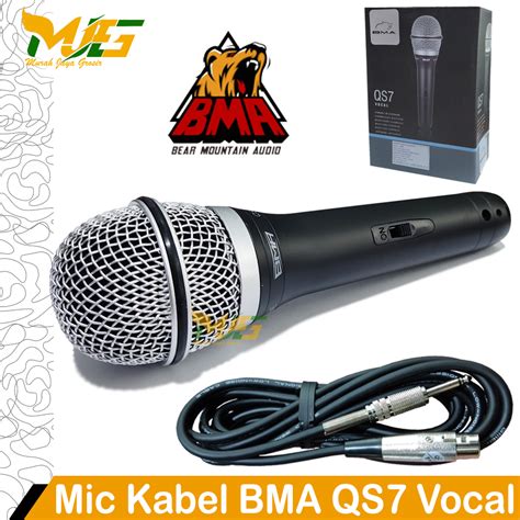 Jual Mic Kabel Bma Qs Mik Microphone Dynamik Mikropon Vocal Audio