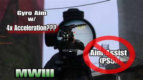 My New Favorite Controller Settings For Mwiii Gyro Aim Ps No Aim