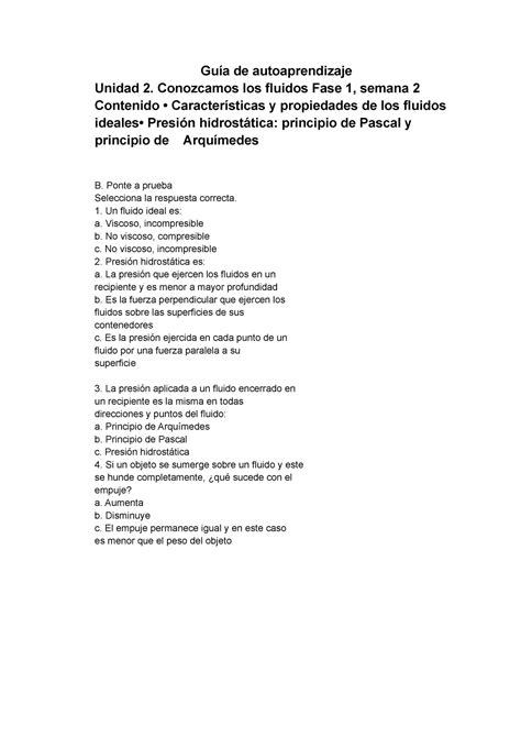 Guía De Autoaprendizaje Fase 1 Semana 2 Guía De Autoaprendizaje