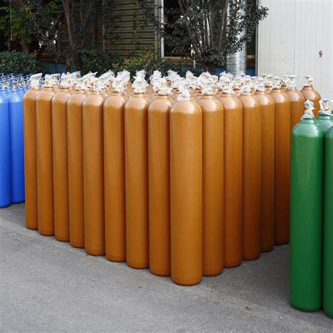 47l84m3 200bar 58mm Iso Tped High Pressure Vessel Seamless Steel Helium Gas Cylinder China