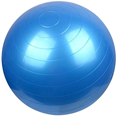 65cm 26 Inch Blue Yoga Ball Exercise Ball With Professional Gym