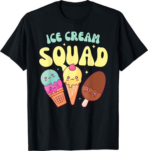 Ice Cream Squad Funny Ice Cream Lover Summer T Shirt Walmart