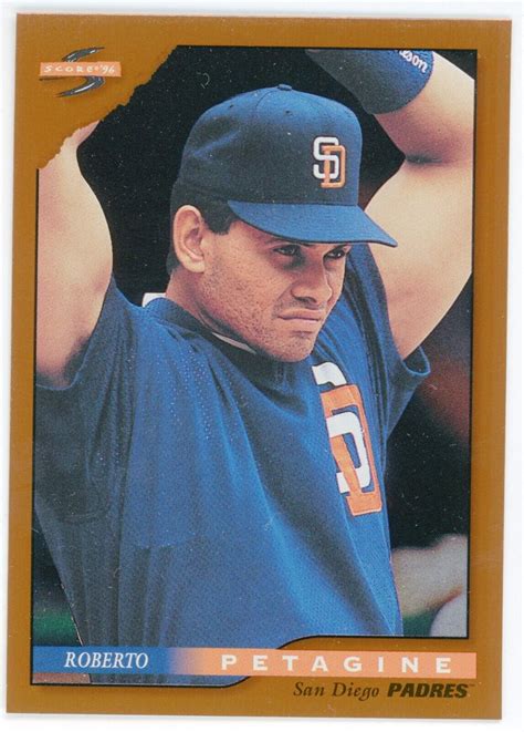 1996 Score Dugout Collection Series 2 Roberto Petagine Card 77 EBay