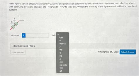 Solved In the figure, a beam of light, with intensity 32 | Chegg.com