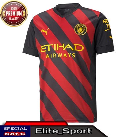 Jual JERSEY BOLA CITY AWAY 2022 2023 GRADE ORI HIGH QUALITY BAJU BOLA