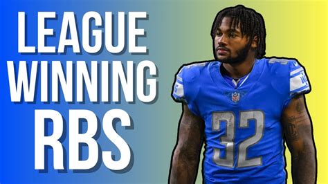 League Winning Running Backs In Fantasy Football Youtube