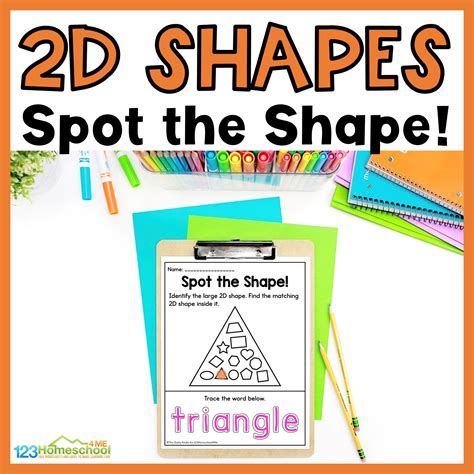 Spot The Shape FREE Printable 2d Shape Worksheets Worksheets Library